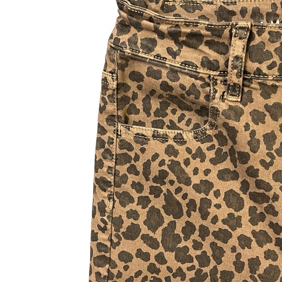 American‎ Eagle Womens Leopard Print Super Hi Rise Jegging Skinny Pants Size 4 - Picture 5 of 13